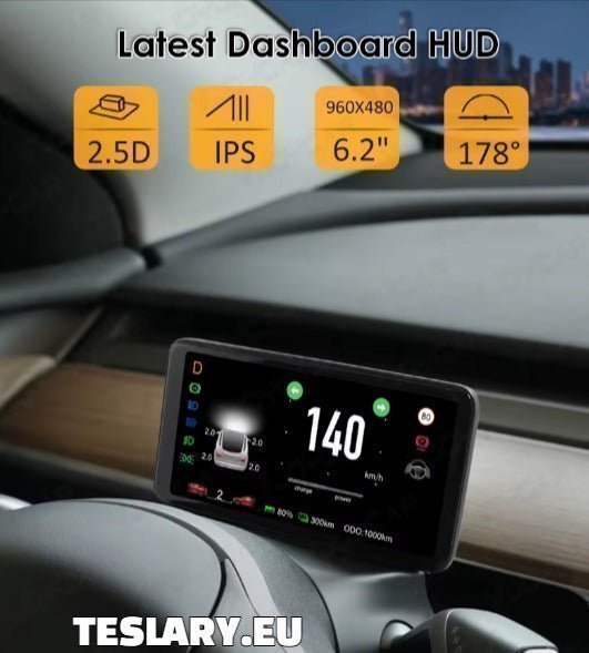 Dash Displays voor Tesla Model 3 en Model Y: Verbeter Rijervaring - TESLARY