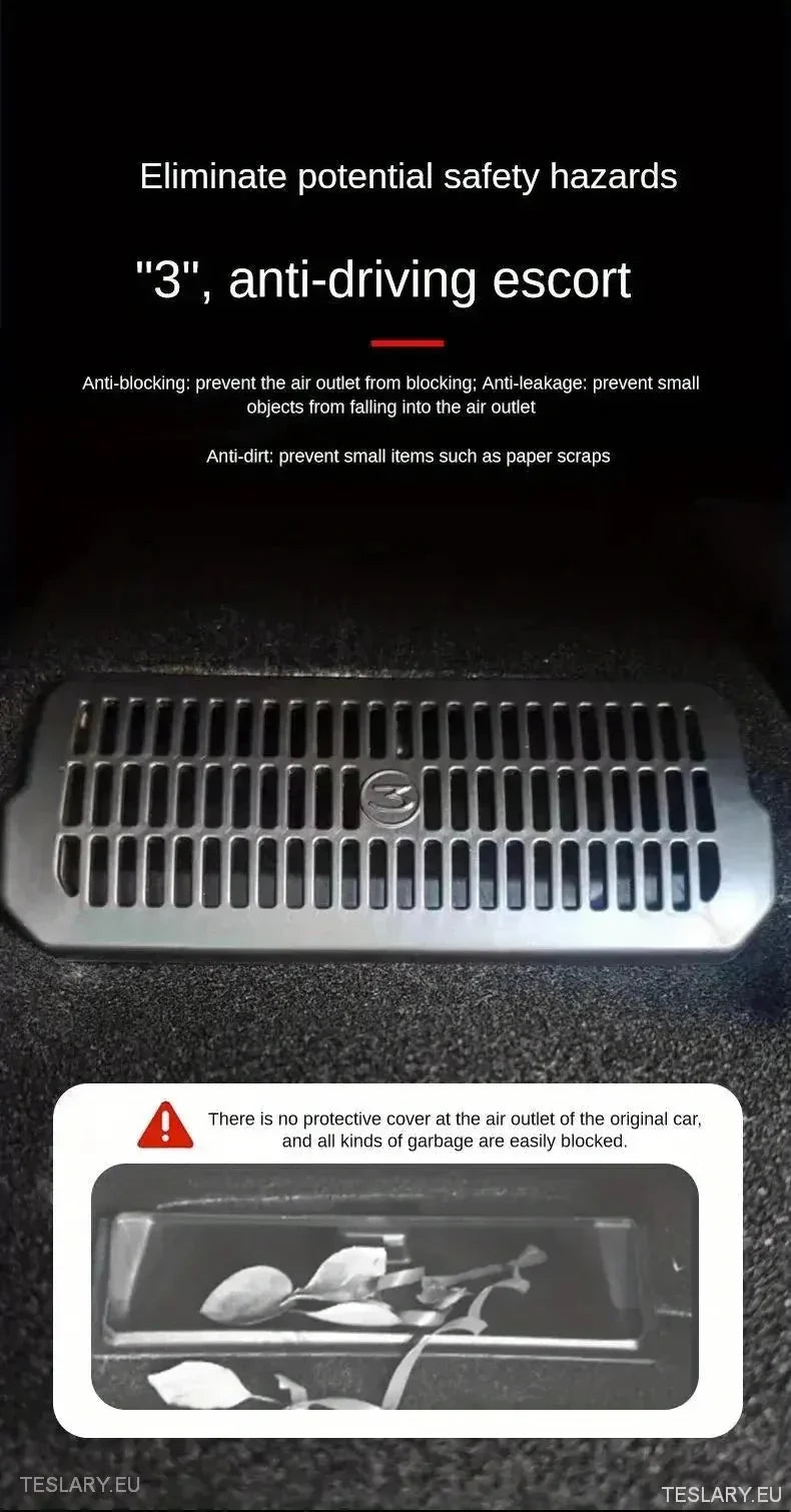 Tesla Model 3 +Highland Under Seat Air Outlet Cover ( 2 Pieces )