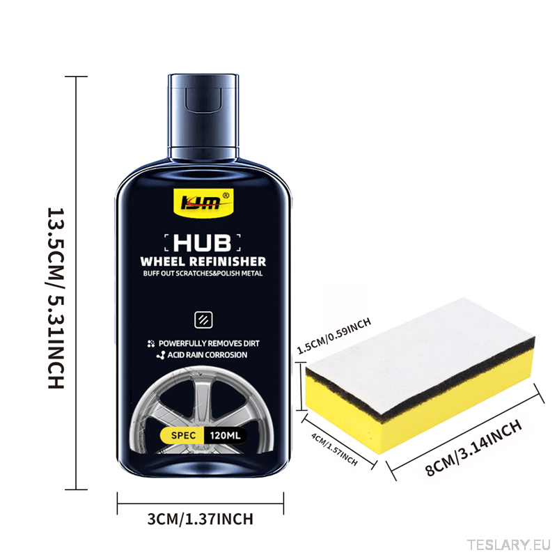 Car wheel hub scratches repair kit, Wheel hub retreading and polishing paste, Automobile wheel hub scratches, rust, fading repair agent, Premium care wax for wheel hub