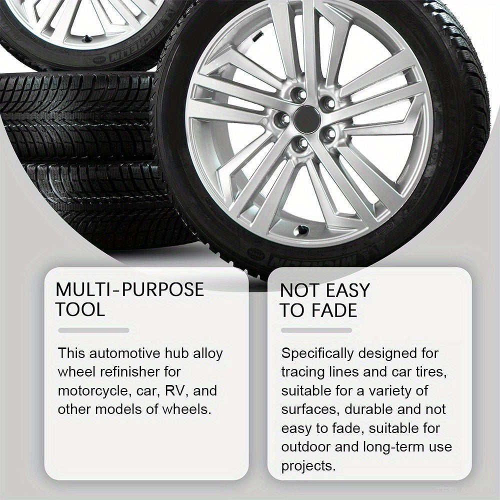Automotive Hub Wheel Refinisher, Alloy Wheel Scratch Repair Paste, Car Maintenance Polishing Cream for Rust & Scale Removal