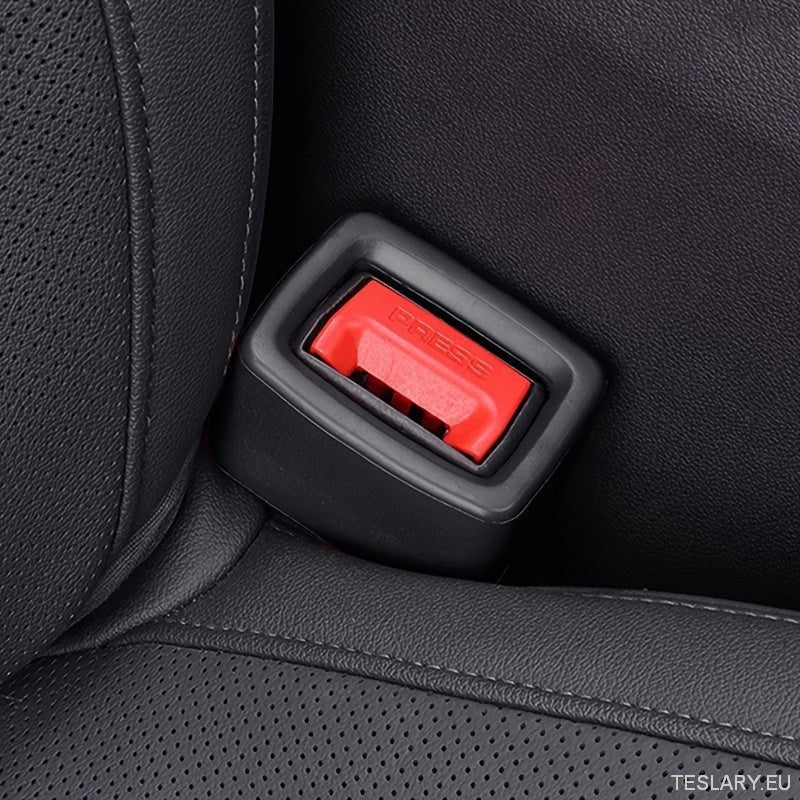 Premium PVC Car Seat Belt Socket Protector - Fit, Anti-Collision & Scratch Guard for Interior Upgrade