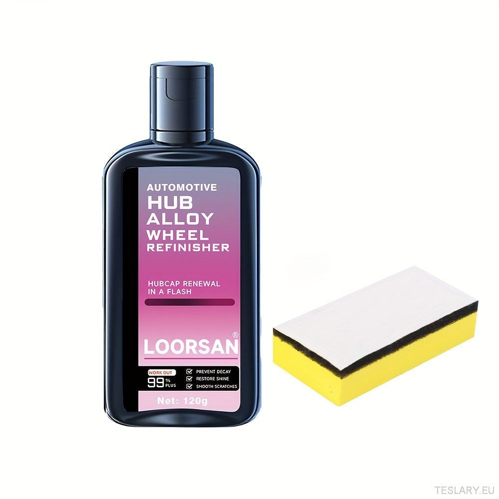 Automotive Hub Wheel Refinisher, Alloy Wheel Scratch Repair Paste, Car Maintenance Polishing Cream for Rust & Scale Removal