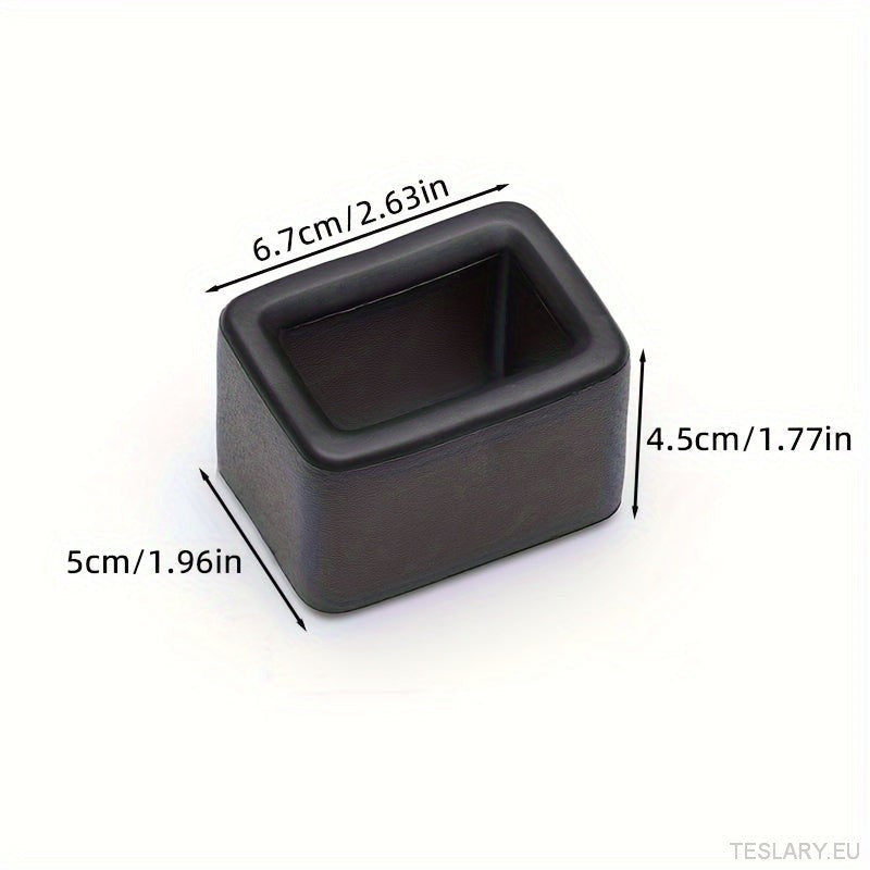 Premium PVC Car Seat Belt Socket Protector - Fit, Anti-Collision & Scratch Guard for Interior Upgrade