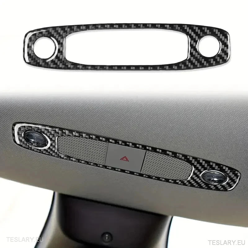 Dome / Map Light Cover for Tesla 3/Y Carbon Fiber