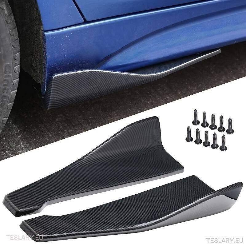 Side Skirt Carbon Fiber Body Trim ( Universal )