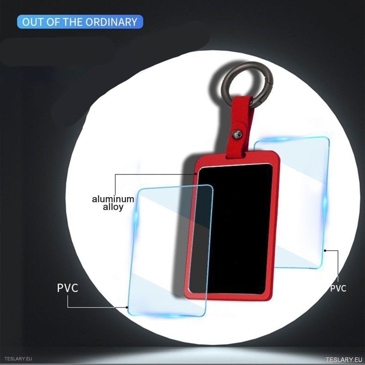 Aluminium Alloy Key Case Cover for Tesla 3/Y RFID Key Cards