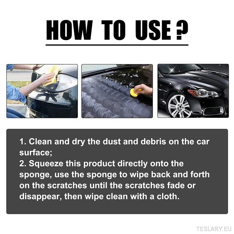 Car Paint Care Scratch Removal Lotion Paint Care Kit Repair Polishing for Tesla and other EVs