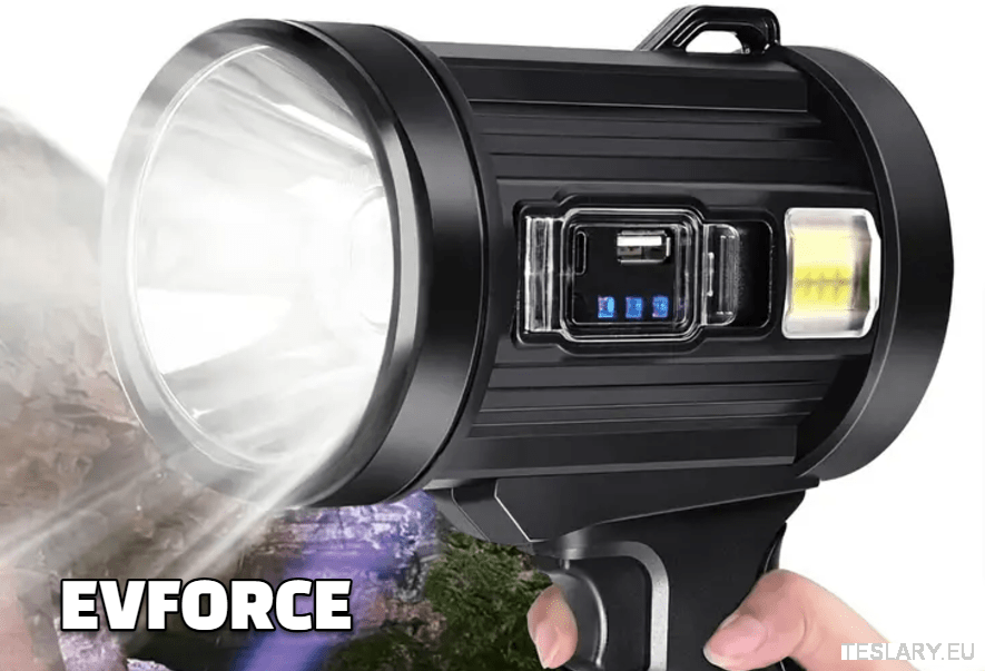 Ultra Bright Recharable Spot light / torch for your Tesla , BYD , MG or other EV
