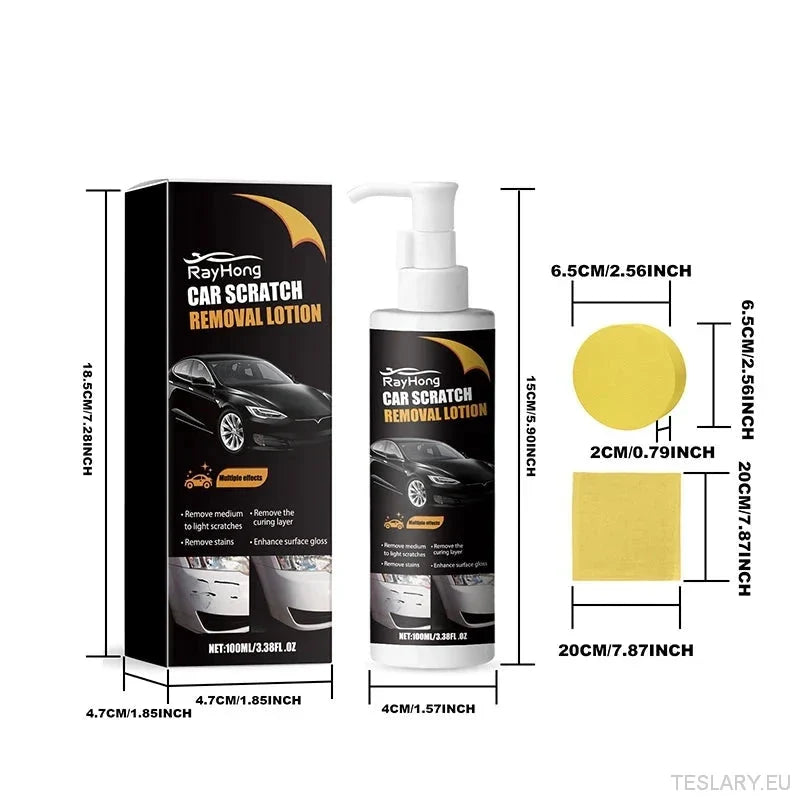 Car Paint Care Scratch Removal Lotion Paint Care Kit Repair Polishing for Tesla and other EVs
