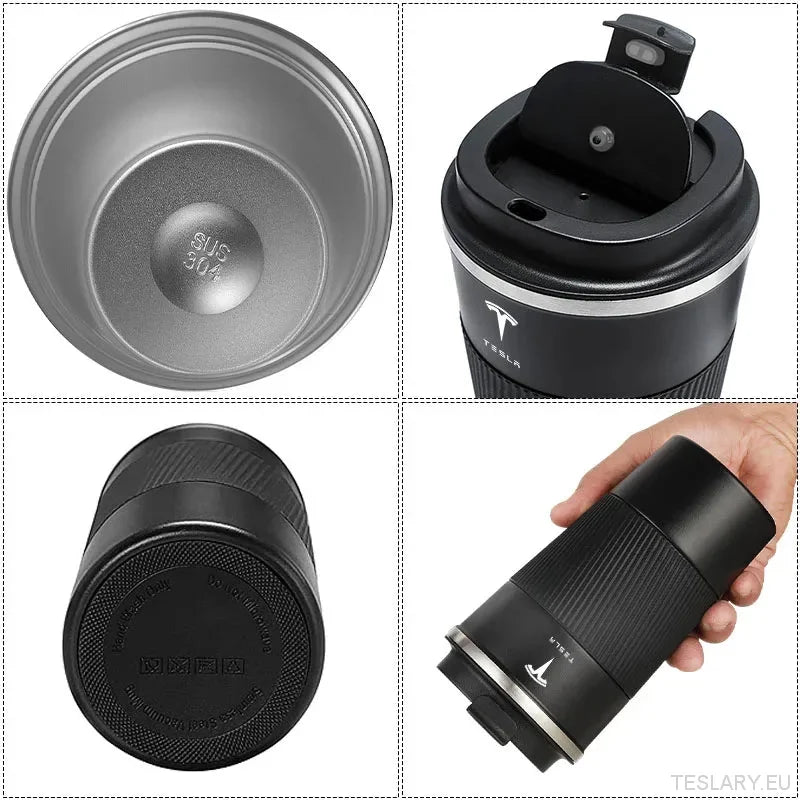 Tesla Series Stainless Steel Thermal Mug with Tesla Logo