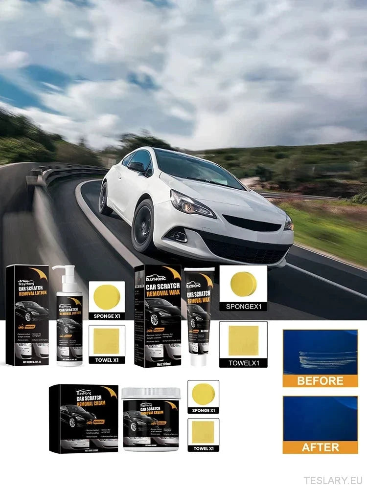 Car Paint Care Scratch Removal Lotion Paint Care Kit Repair Polishing for Tesla and other EVs