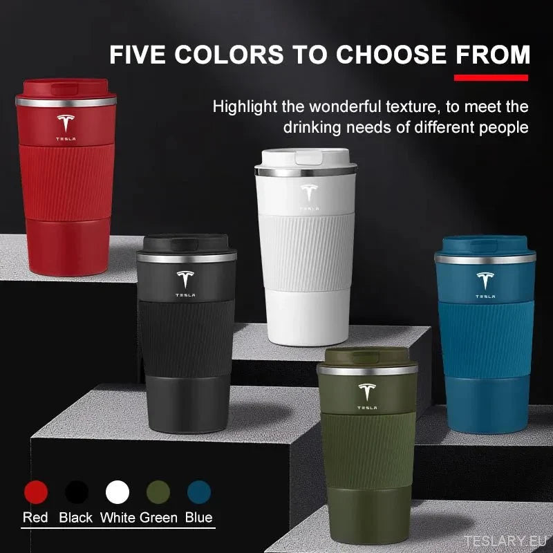 Tesla Series Stainless Steel Thermal Mug with Tesla Logo
