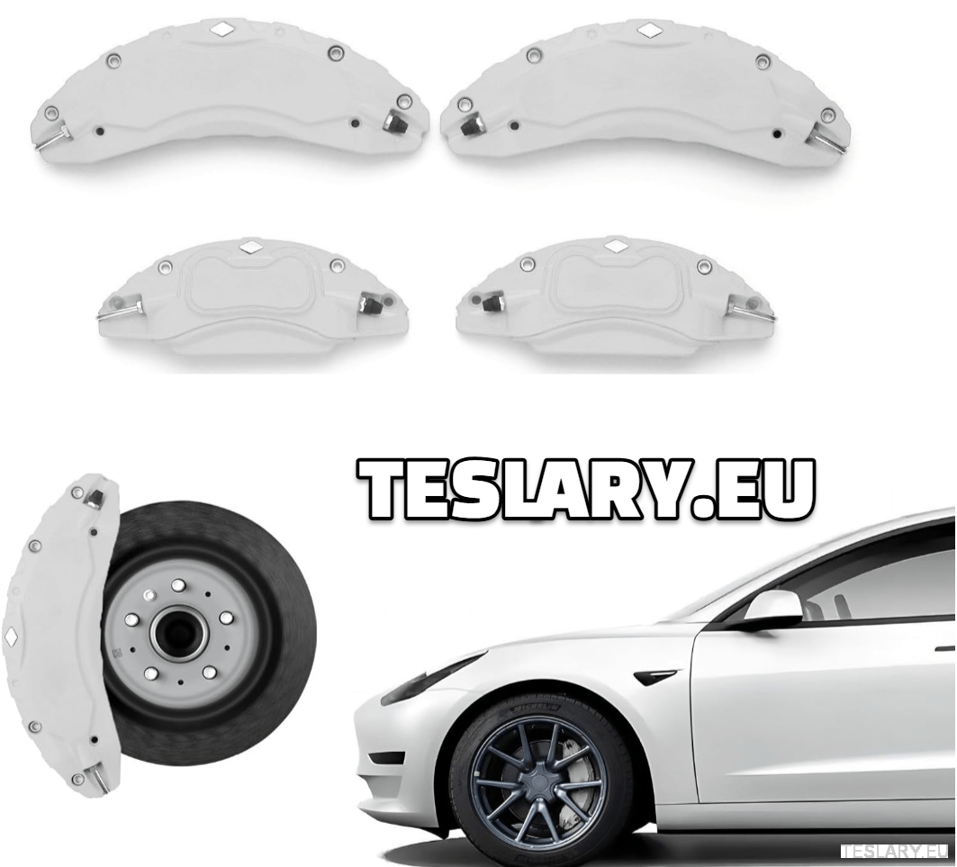 Tesla Model 3 / 3+ / Y Aluminium Brake Caliper Covers ( Set of 4 Pieces )