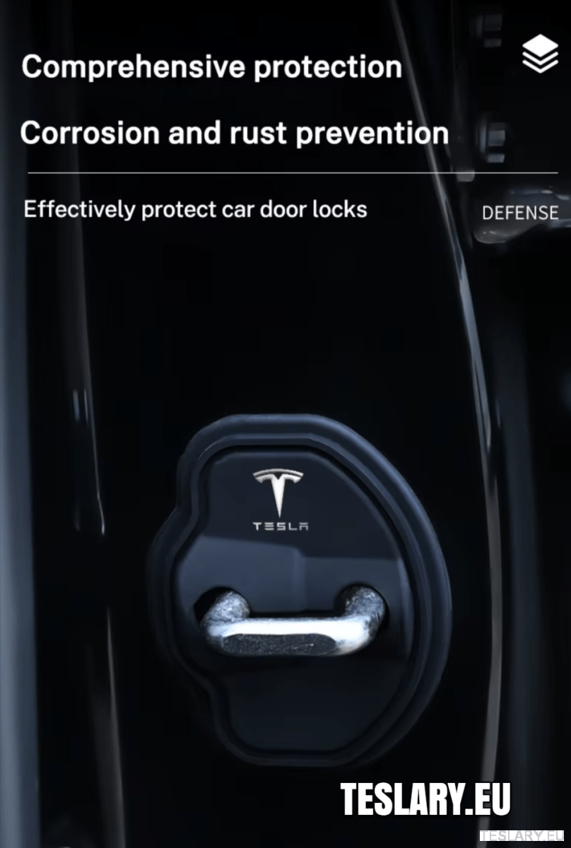 Tesla Model 3 / 3+ Highland & Y Silicone Door Lock Protector with Logo