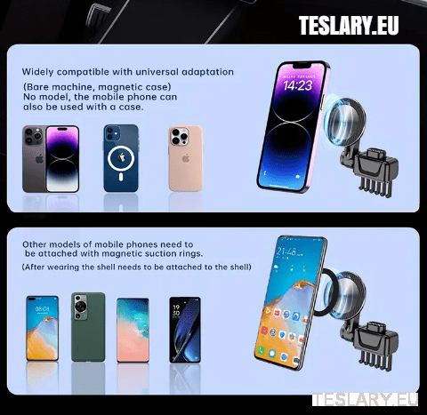 Tesla Model 3 / Y Magnetic Phone Holder 360 Degrees.