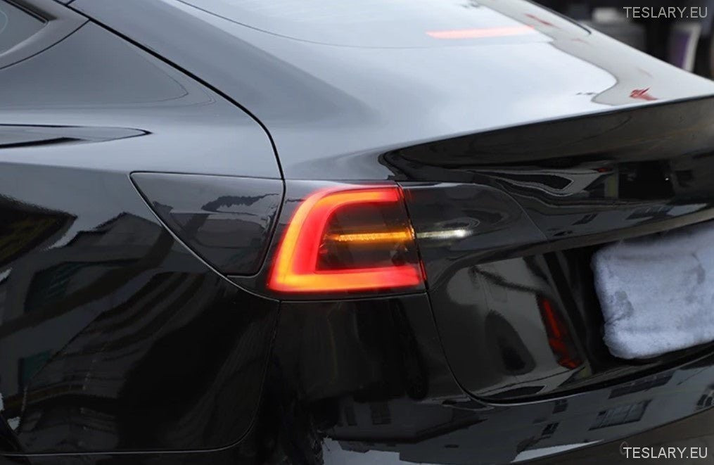 Tesla Model 3 / Y & 3+ Highland Tail Light Smoked Plastic Protective Covers
