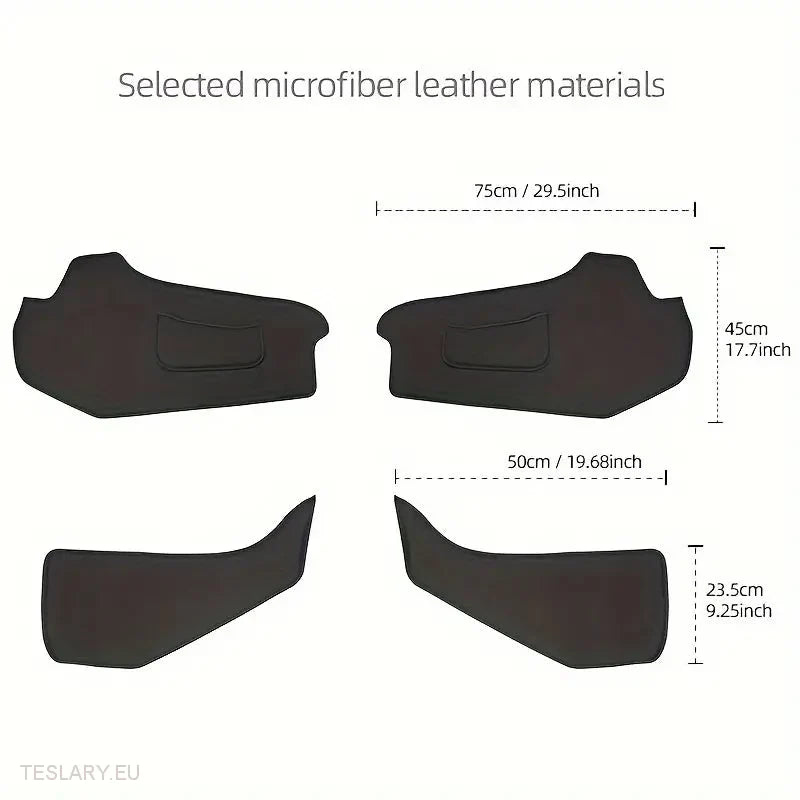 Tesla Model 3 / Y Centre Console Side PU Leather Protector