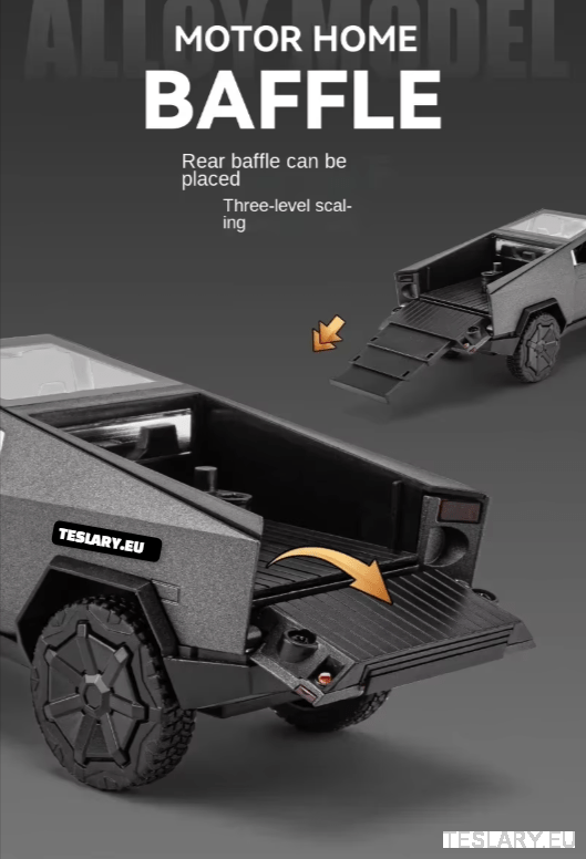 TESLA Cybertruck, Camping RVs,and Off-Road Vehicle 1:32 Scale Model