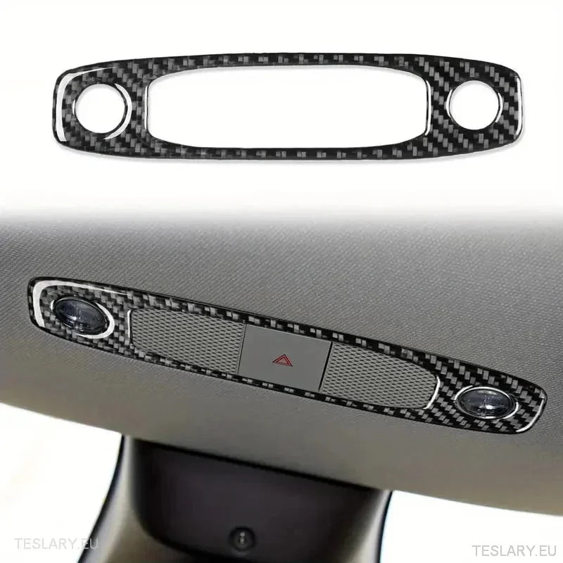 Dome / Map Light Cover for Tesla 3/Y Carbon Fiber