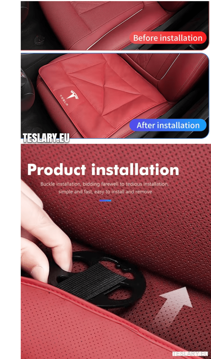 Anti Slip Protective Seat Cover for Tesla Models 3 Y S X - TESLARY Tesla Shop Accessories Europe Nederlands Ireland Deutschland Espana Alicante France Italia