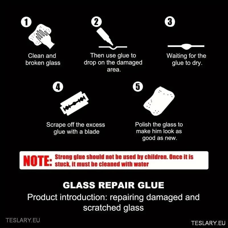 Automotive Windscreen Glass Crack Repair Kit 30ml