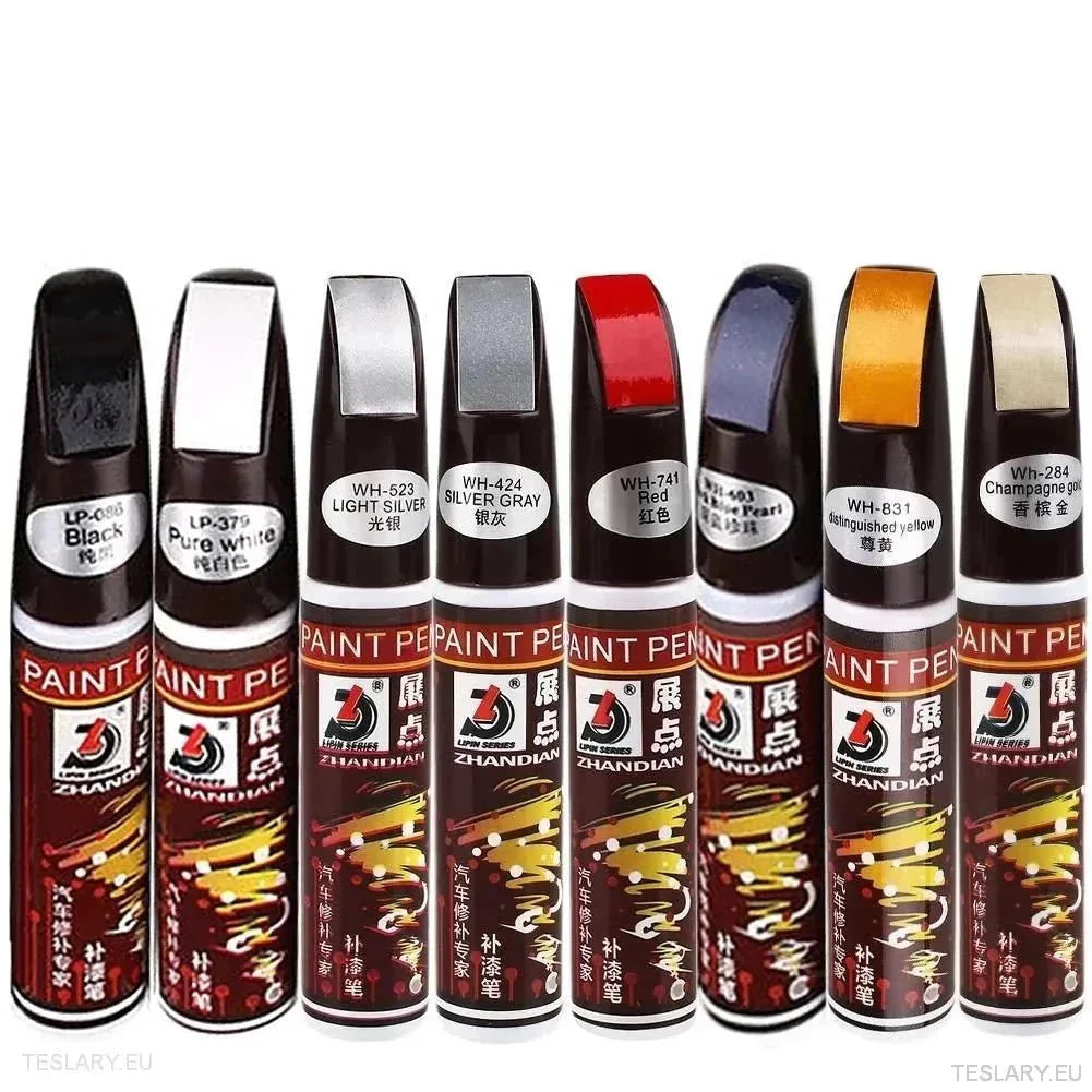 Car Touch Up Paint Pen with Brush - TESLARY Tesla Shop Accessories Europe Nederlands Ireland Deutschland Espana Alicante France Italia