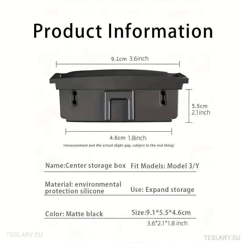 Centre Console Organiser & Phone Holder for Tesla Model 3 / Y - TESLARY Tesla Shop Accessories Europe Nederlands Ireland Deutschland Espana Alicante France Italia