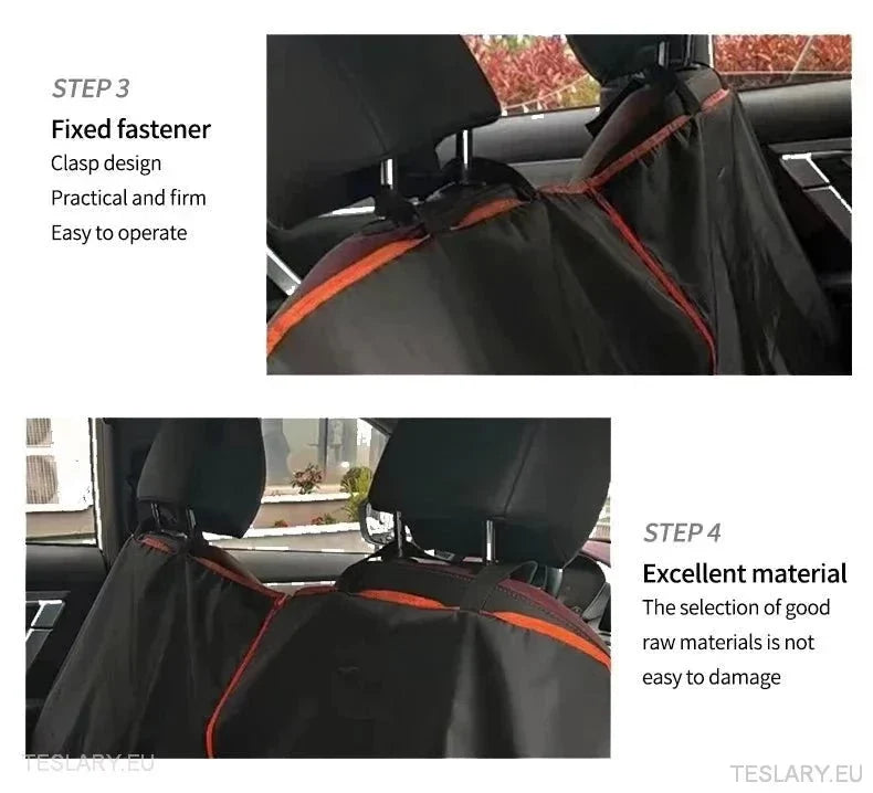 Robust Dog Car Seat Cover for Back Seat Suitable for Tesla 3 , Y & S & Other EVs