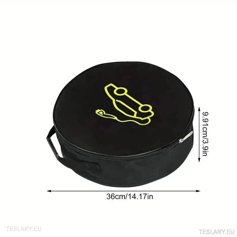 EV Cable Storage Bags Round , Square & Rectangular - TESLARY Tesla Shop Accessories Europe Nederlands Ireland Deutschland Espana Alicante France Italia