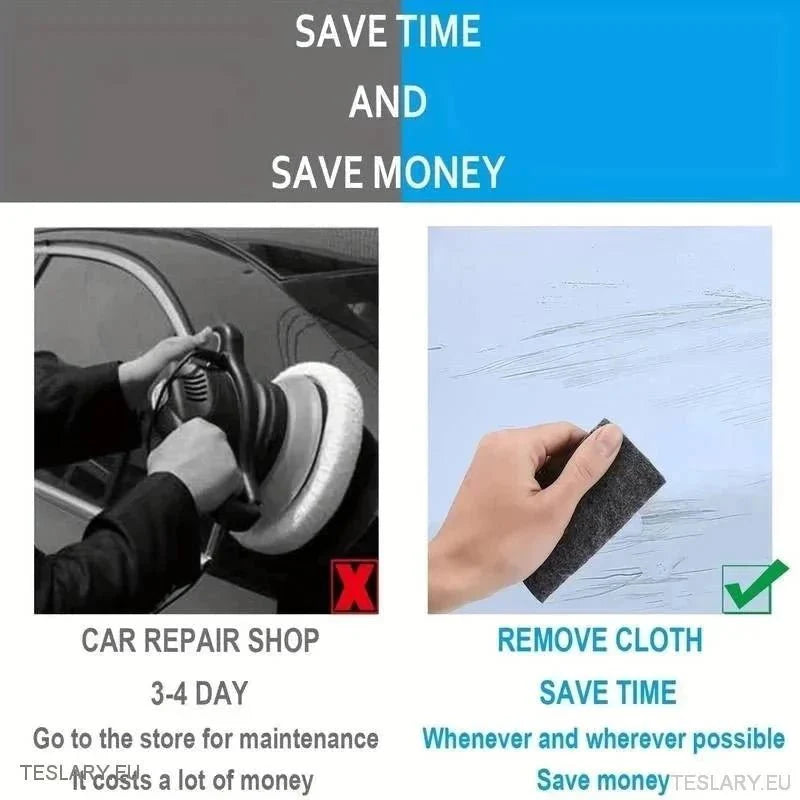 Nano Technology Scratch Repair Cloth - TESLARY Tesla Shop Accessories Europe Nederlands Ireland Deutschland Espana Alicante France Italia