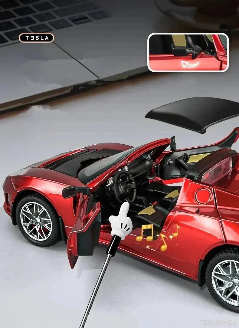 Original Tesla Roadster Model Car 2012 1:24 Unofficial Version