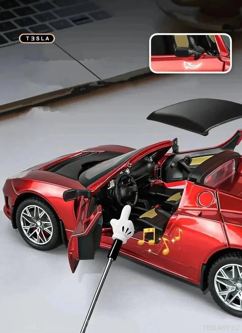 Original Tesla Roadster Model Car 2012 1:24 Unofficial Version - TESLARY Tesla Shop Accessories Europe Nederlands Ireland Deutschland Espana Alicante France Italia