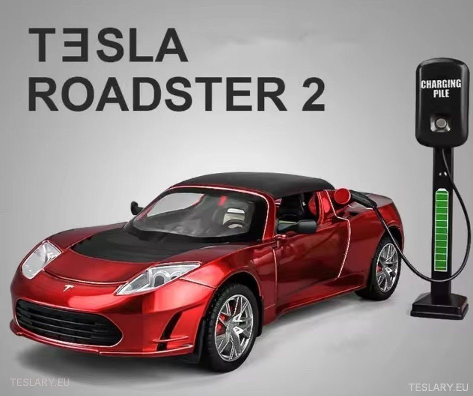 Original Tesla Roadster Model Car 2012 1:24 Unofficial Version - TESLARY Tesla Shop Accessories Europe Nederlands Ireland Deutschland Espana Alicante France Italia