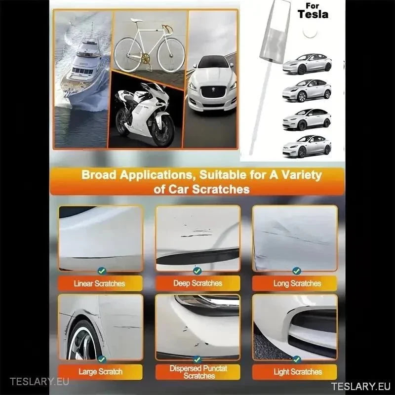 Paint Touch Up Pens in Tesla Colours 12ml