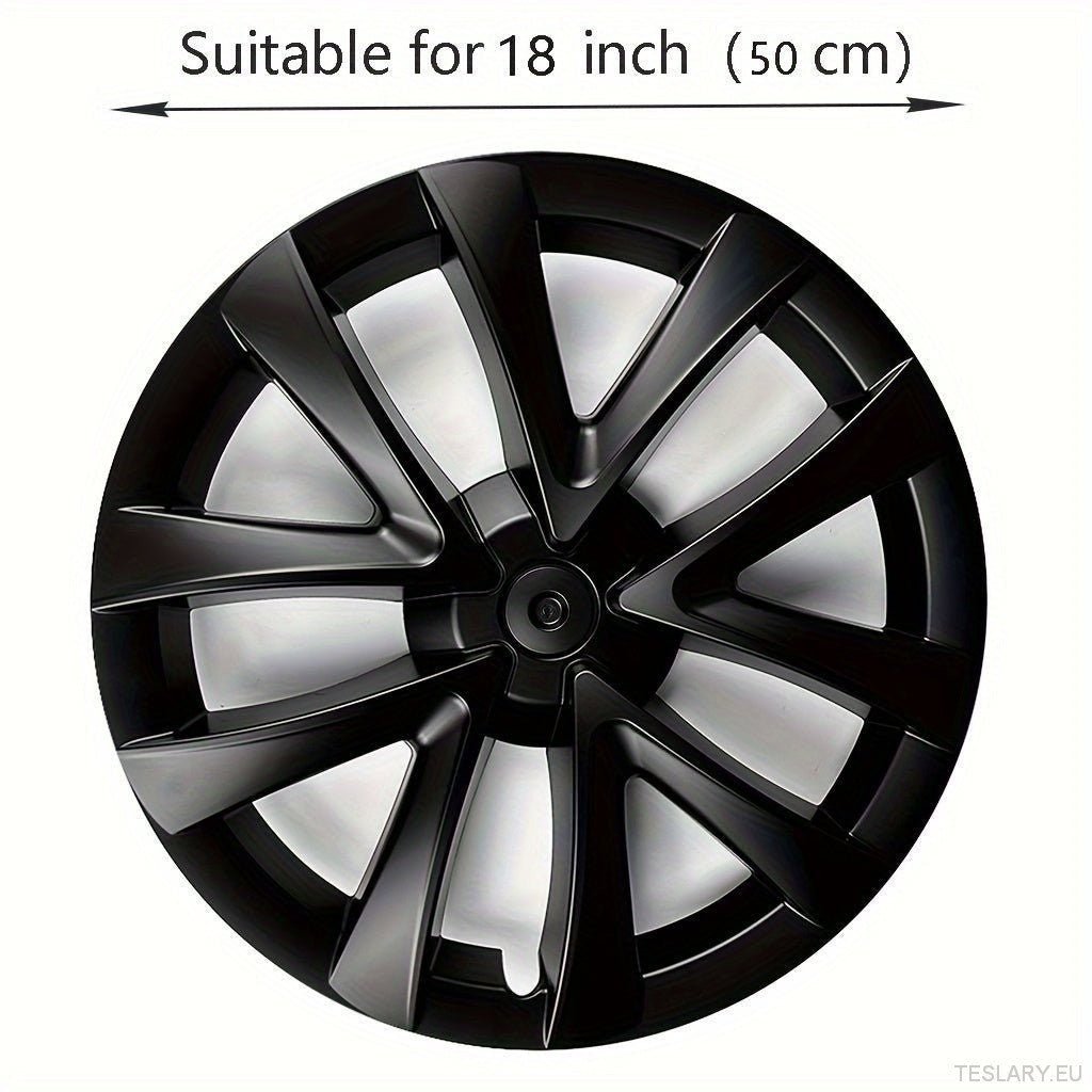Premium 18 - inch Fully Enveloped Arachnid Hubcaps In Durable ABS Material For 2019 - 2023 Tesla Model 3 - TESLARY Tesla Shop Accessories Europe Nederlands Ireland Deutschland Espana Alicante France Italia