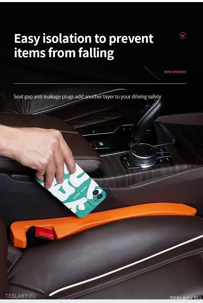 Seat Gap Filler for Tesla Model 3 , Y & S with Logo