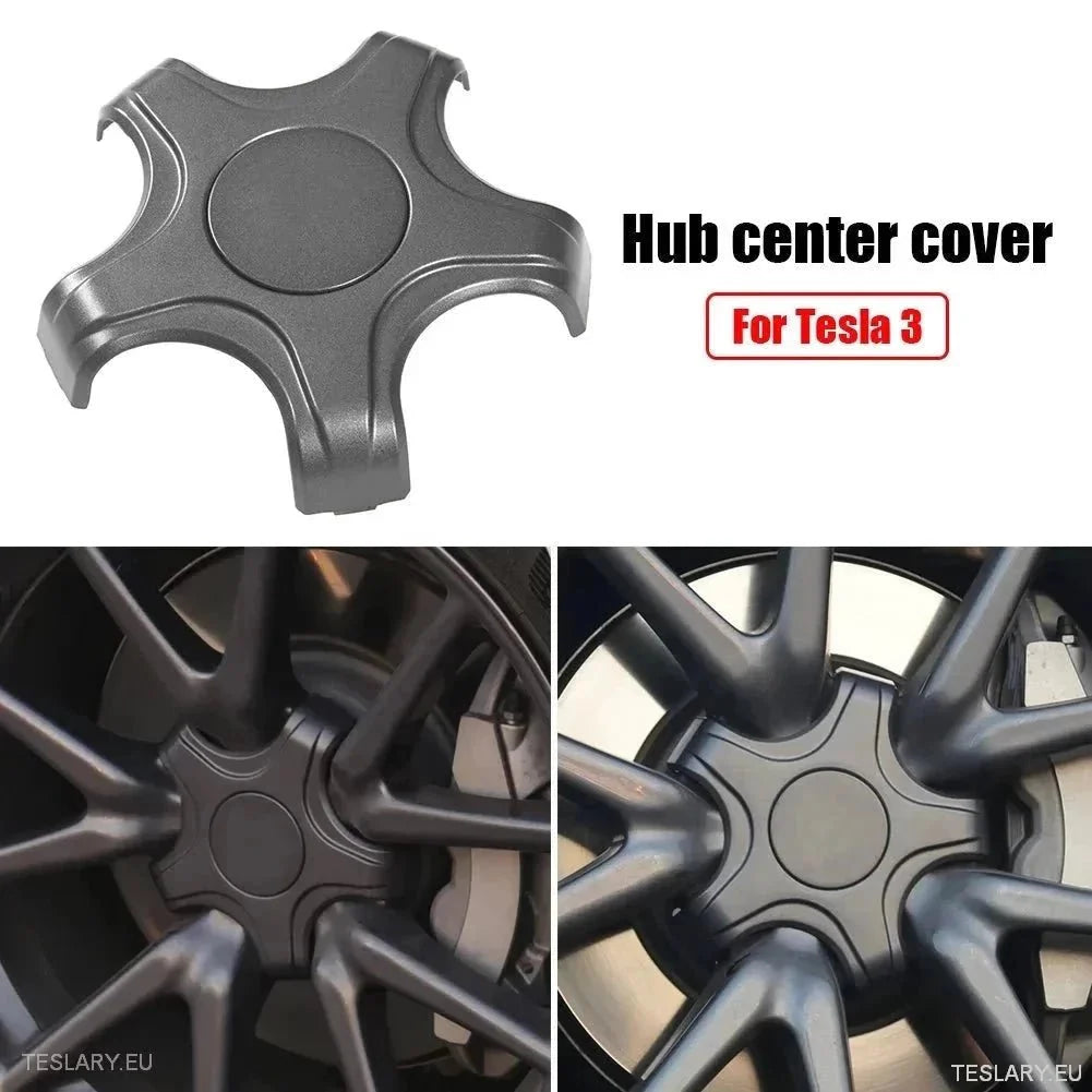 Tesla 3 - Five Claw Centre Caps for Original Alloy Wheels - TESLARY Tesla Shop Accessories Europe Nederlands Ireland Deutschland Espana Alicante France Italia