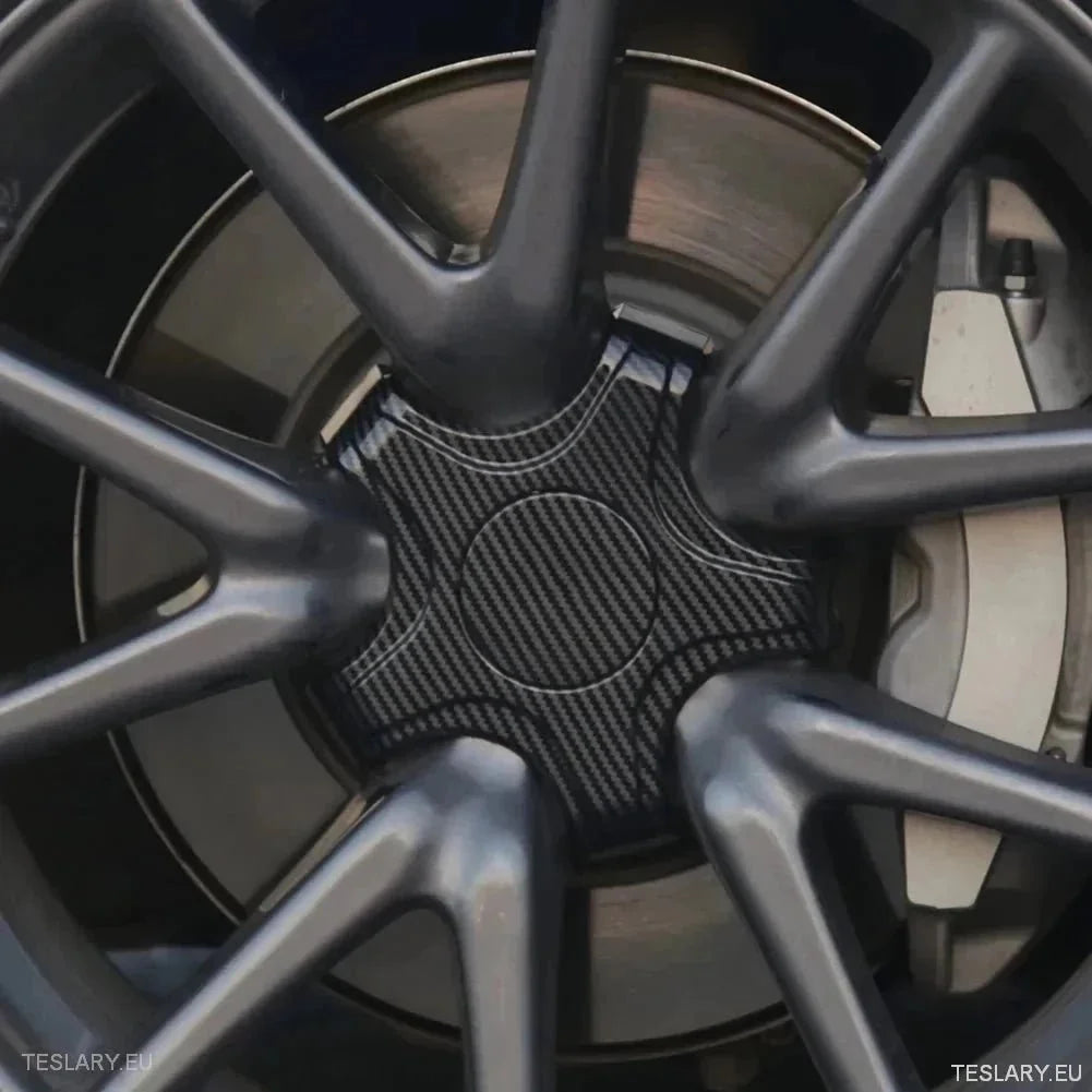Tesla 3 - Five Claw Centre Caps for Original Alloy Wheels - TESLARY Tesla Shop Accessories Europe Nederlands Ireland Deutschland Espana Alicante France Italia