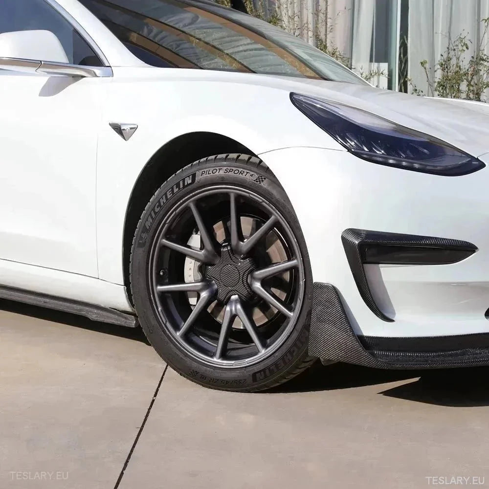 Tesla 3 - Five Claw Centre Caps for Original Alloy Wheels - TESLARY Tesla Shop Accessories Europe Nederlands Ireland Deutschland Espana Alicante France Italia