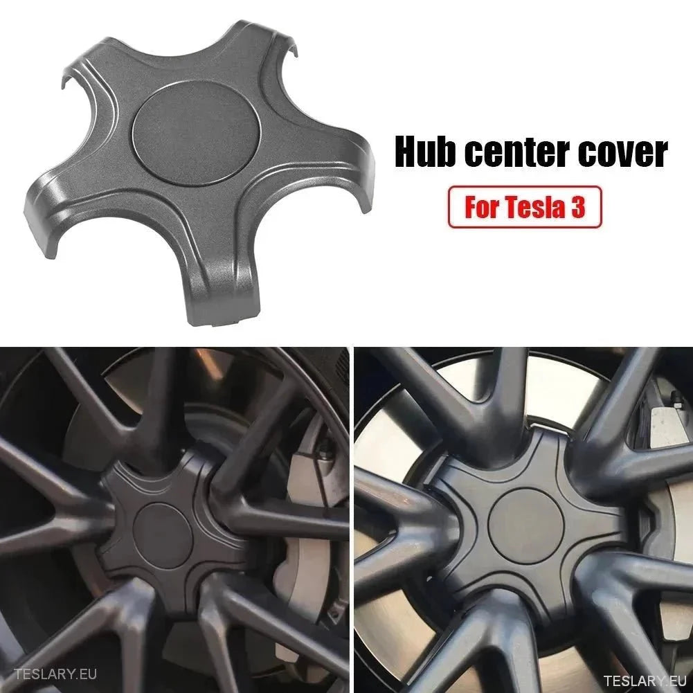 Tesla 3 - Five Claw Centre Caps for Original Alloy Wheels - TESLARY Tesla Shop Accessories Europe Nederlands Ireland Deutschland Espana Alicante France Italia