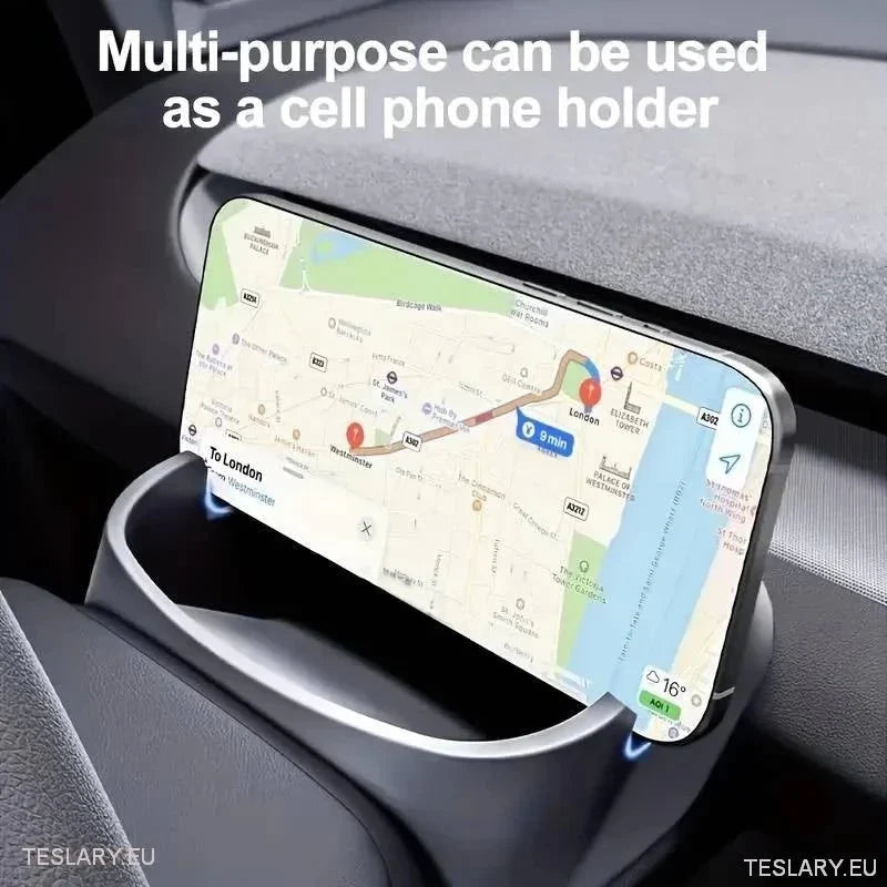 Tesla 3+ Highland Phone & Dash Storage Organiser ( Steering Wheel )