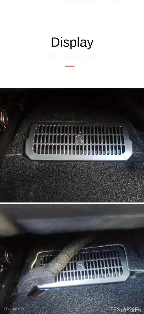 Tesla 3 / Highland Under Seat Air Outlet Cover ( 2 Pieces ) - TESLARY Tesla Shop Accessories Europe Nederlands Ireland Deutschland Espana Alicante France Italia