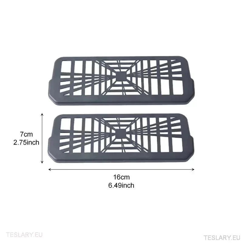 Tesla 3 Highland Under Seat Air Outlet Cover Plaid Style ( 2 Pieces ) - TESLARY Tesla Shop Accessories Europe Nederlands Ireland Deutschland Espana Alicante France Italia