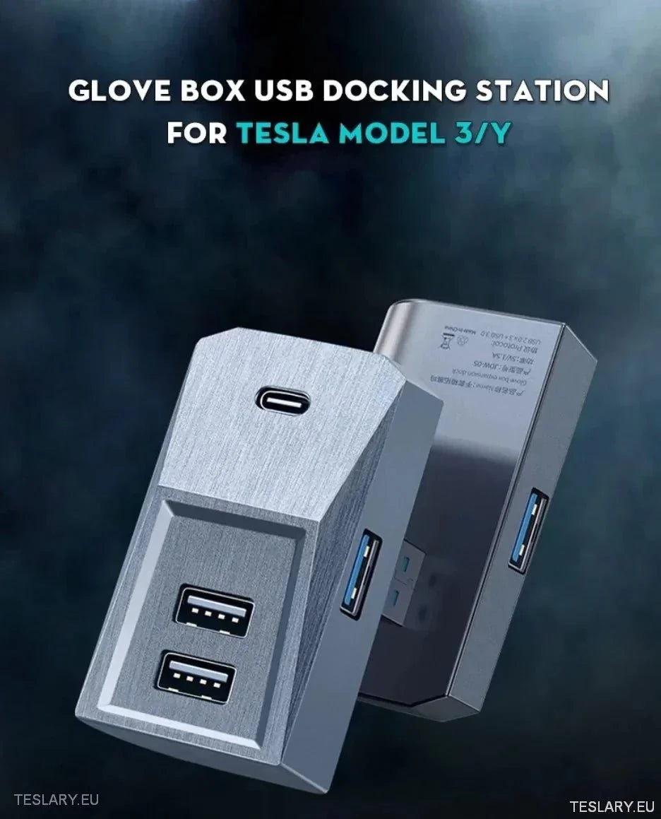 Tesla 3/Y Glove Box Docking Station ( LEFT HAND DRIVE ONLY )