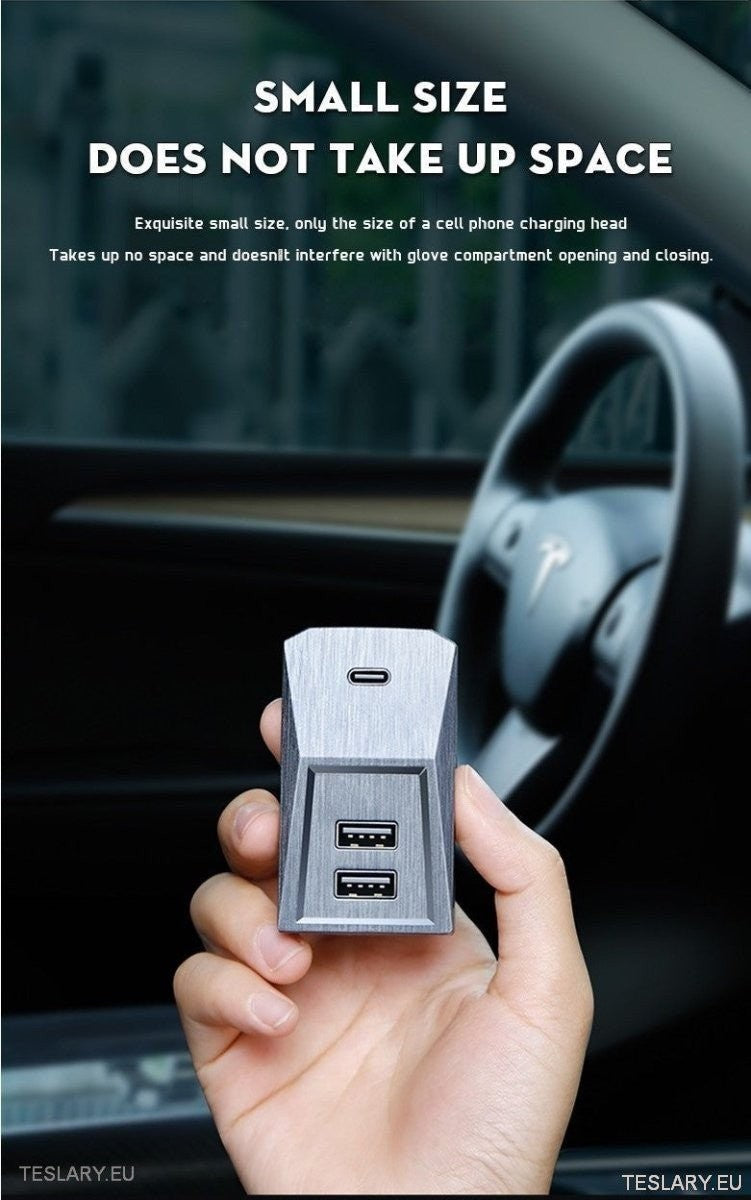 Tesla 3/Y Glove Box Docking Station ( LEFT HAND DRIVE ONLY )