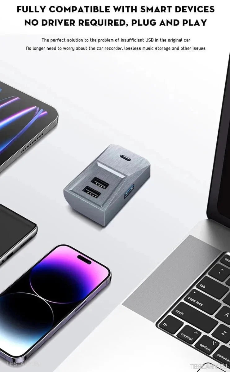 Tesla 3/Y Glove Box Docking Station ( LEFT HAND DRIVE ONLY ) - TESLARY Tesla Shop Accessories Europe Nederlands Ireland Deutschland Espana Alicante France Italia