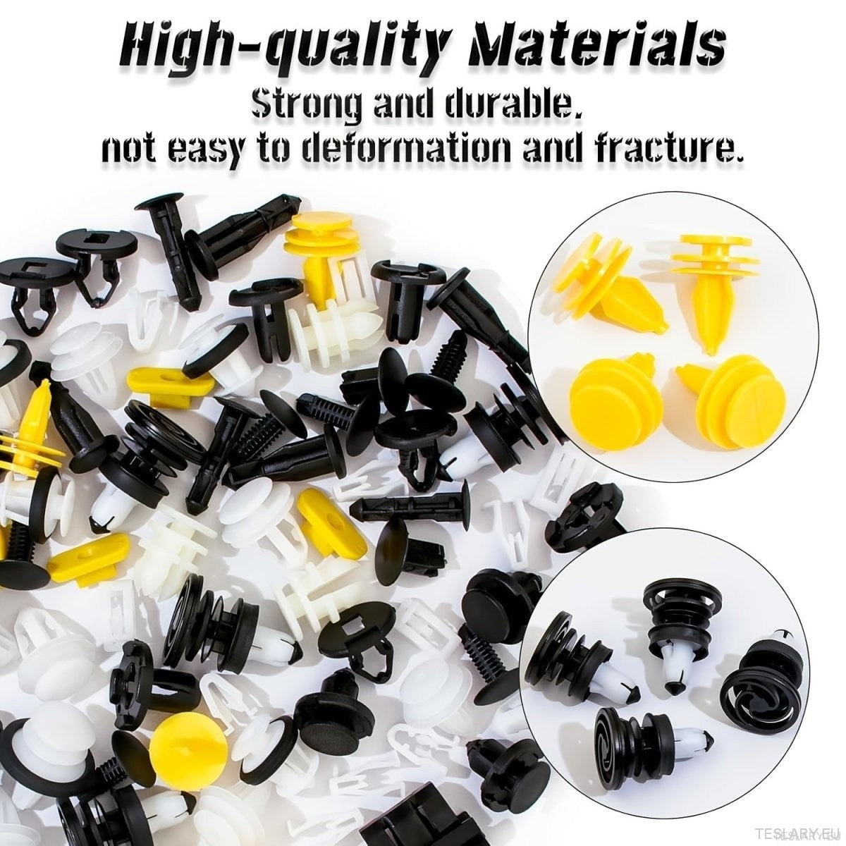 Tesla Body Internal and External Fixer Fastener Clip Pack 70 Pieces