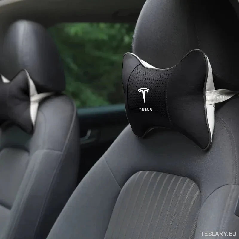 Tesla Car Seat Headrest Pillow - Premium Neck Support Cushion