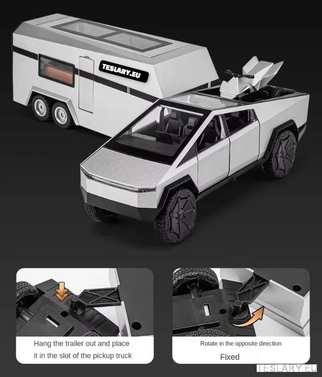TESLA Cybertruck, Camping RVs,and Off - Road Vehicle 1:32 Scale Model - TESLARY Tesla Shop Accessories Europe Nederlands Ireland Deutschland Espana Alicante France Italia