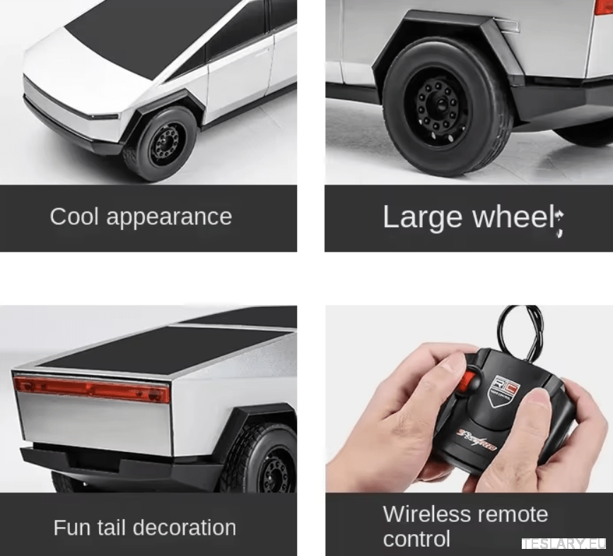 Tesla Cybertruck Remote Control Toy Car - TESLARY Tesla Shop Accessories Europe Nederlands Ireland Deutschland Espana Alicante France Italia